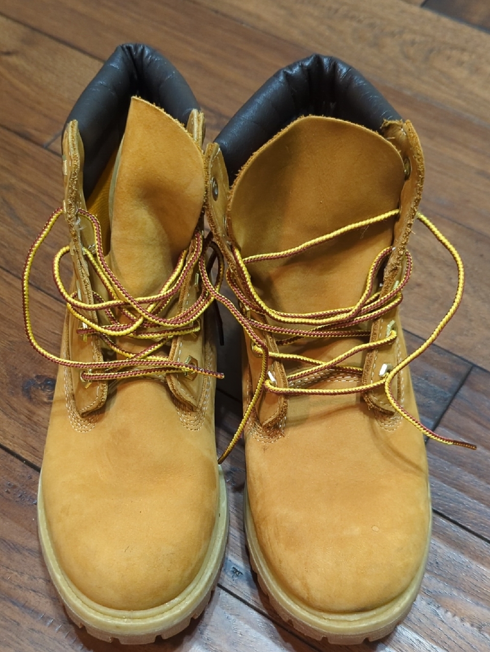 Timberland Classic Wheat Work Boots - Lace-Up Mens Size 7
